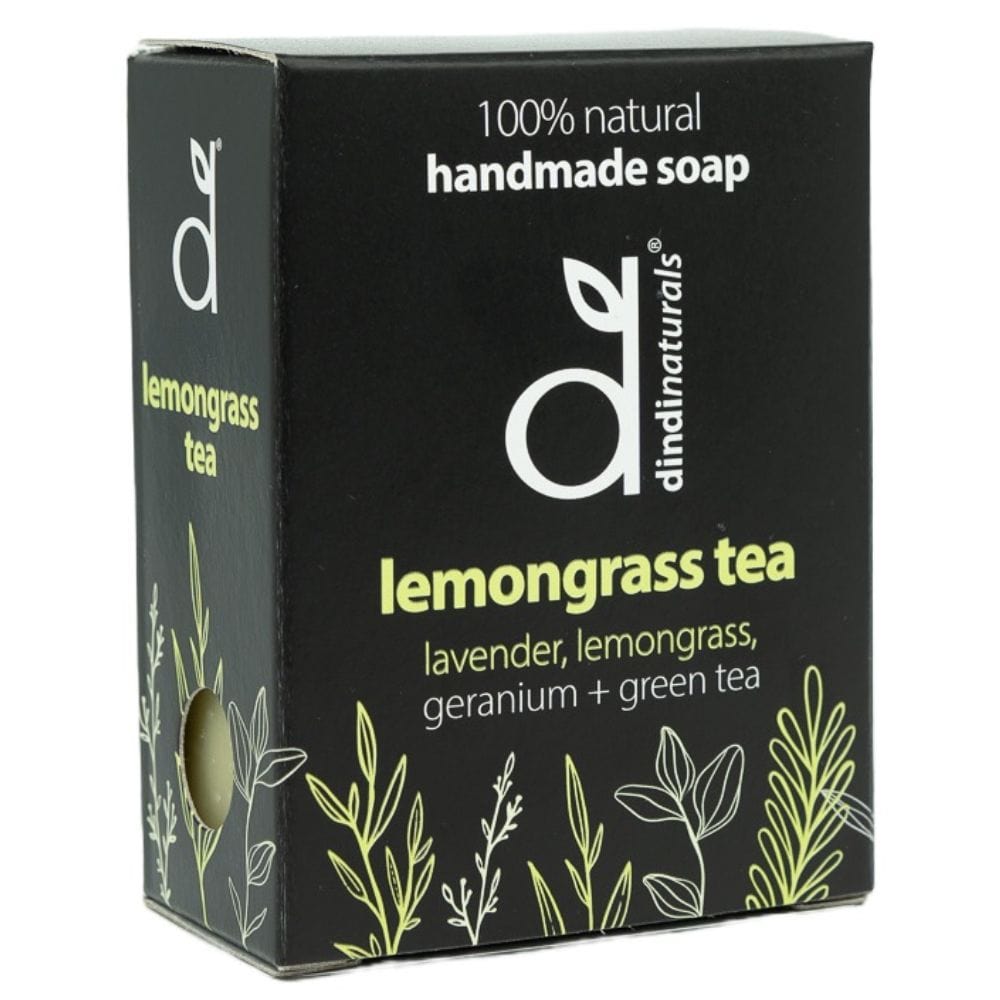 Dindi Naturals Boxed Soap Bar 110g - Lemongrass Tea