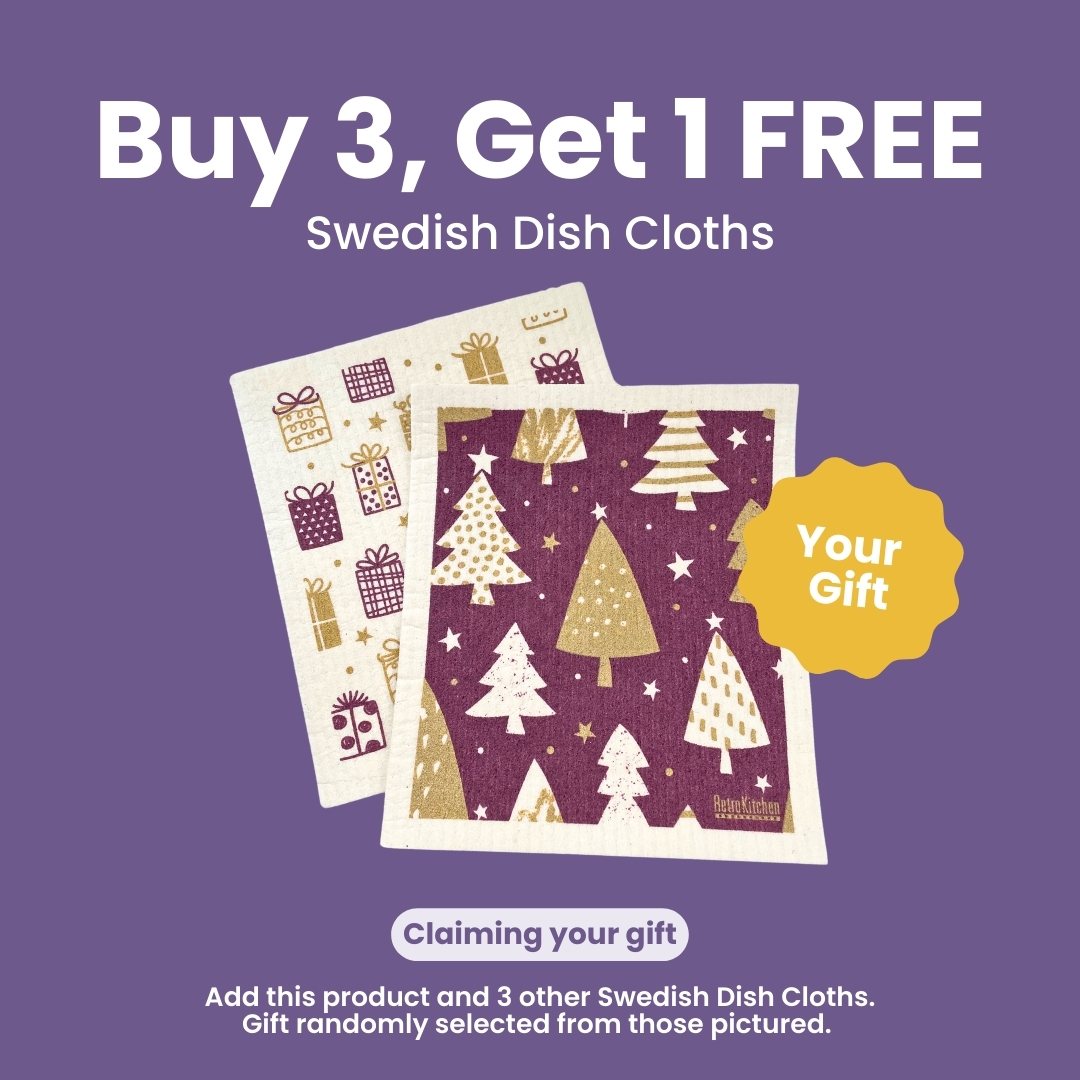 Buy 3 Swedish Dish Cloths, get 1 FREE! (add this product to cart)