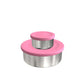 EcoCocoon Snack Pots Set of 2 - Pink Rose