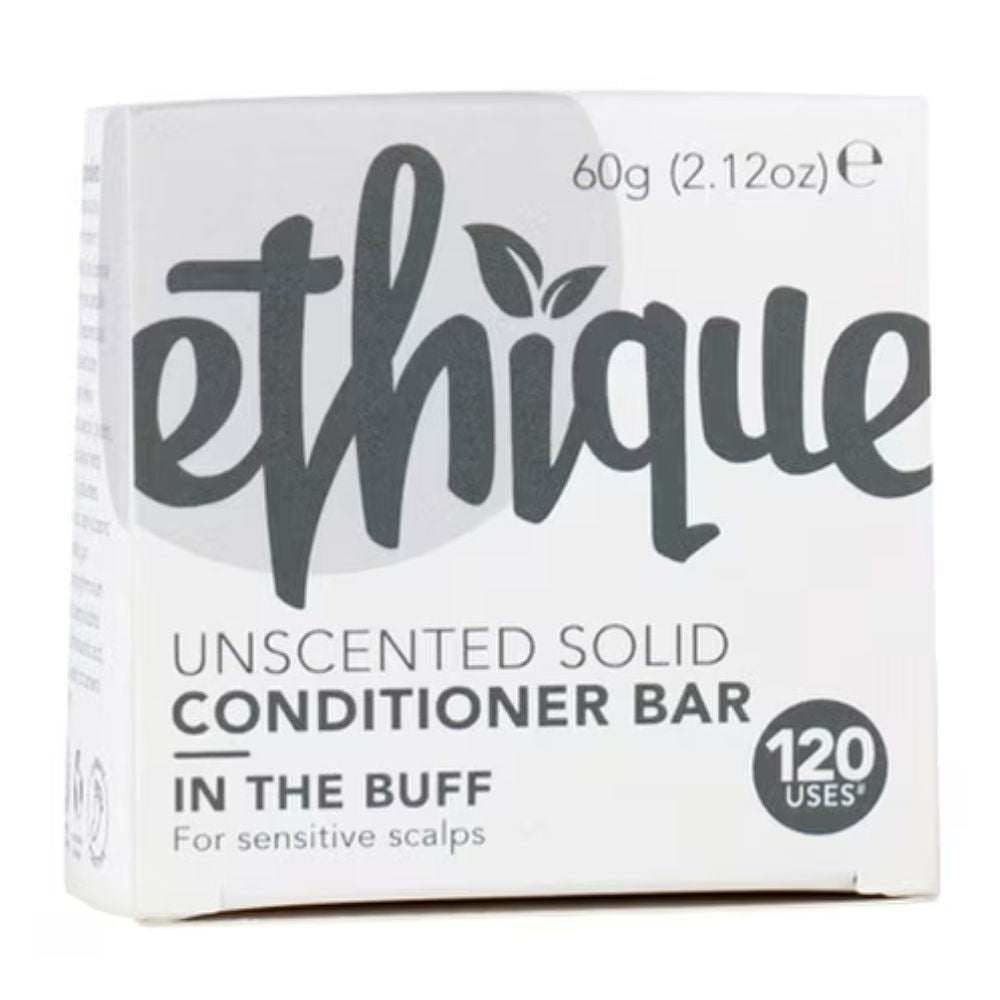 ETHIQUE Solid Conditioner Bar for Sensitive Scalps 60g - In The Buff Unscented