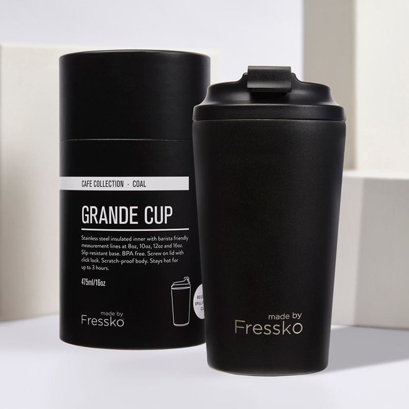 Fressko Reusable Cup Grande 16oz Coal