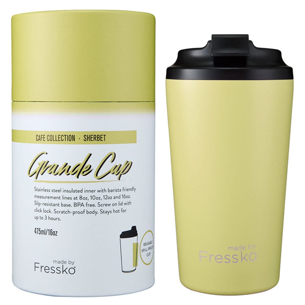 Made by Fressko Sustainable Reusable Cafe Coffee Cups