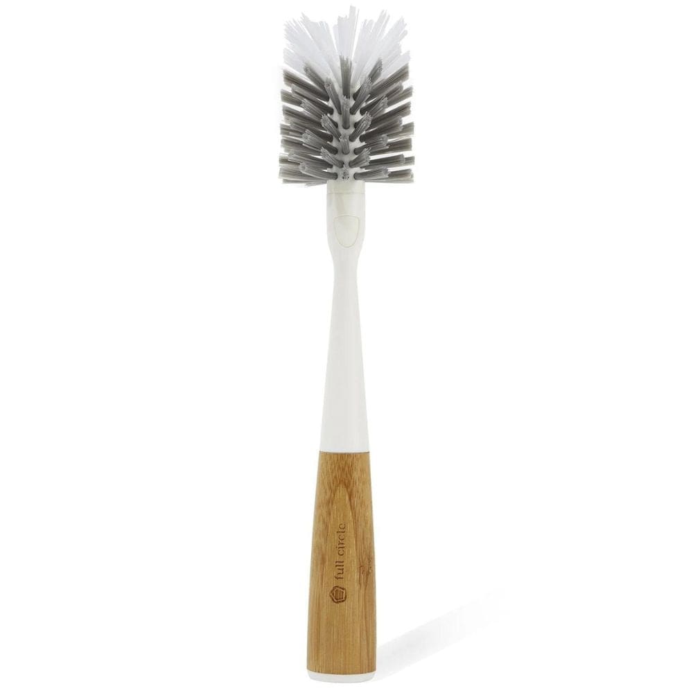 Full Circle Clean Reach Bottle Brush - White