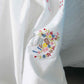 Homespun embroidered top sheet *organic cotton