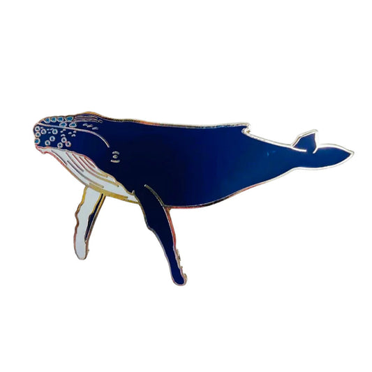 Red Parka Pin - Humpback Whale