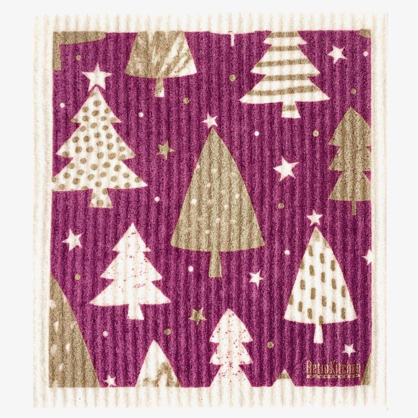 Swedish Dish Sponge Cloth - Christmas Trees