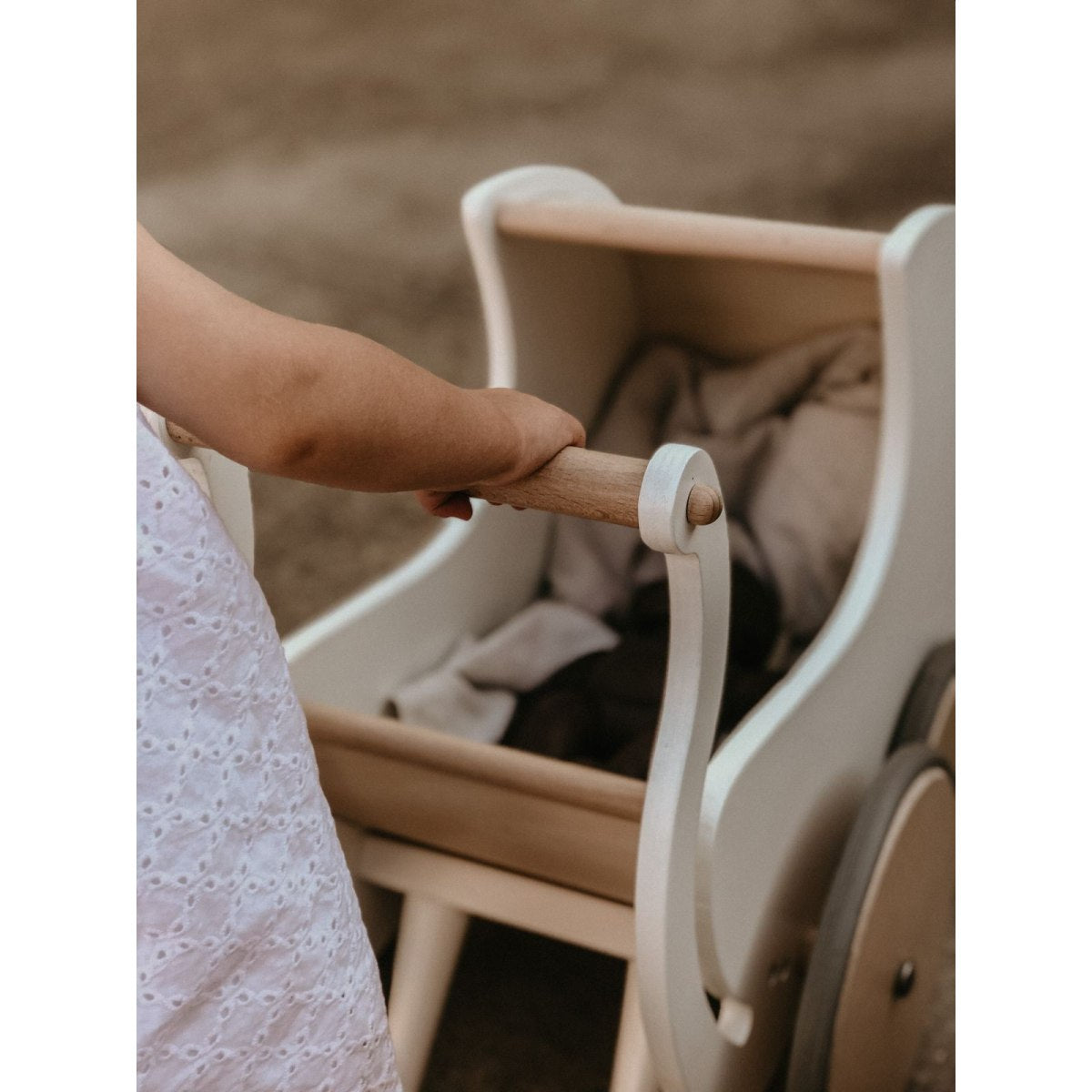 Kinderfeets Walker Pram - White