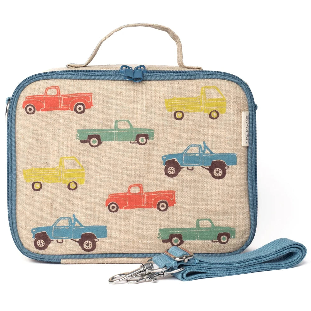 SoYoung Raw Linen Insulated Lunch Box