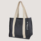 Turn the Tide Medium Jute Shopping Bag - Charcoal Grey