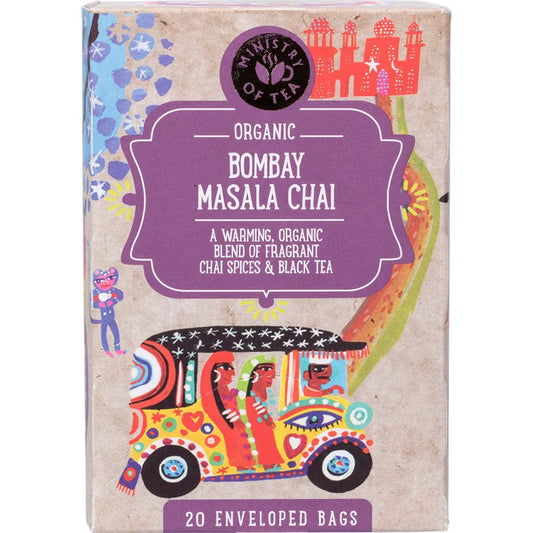 Ministry Of Tea Organic Bombay Masala Chai - Tea Bags 20pk