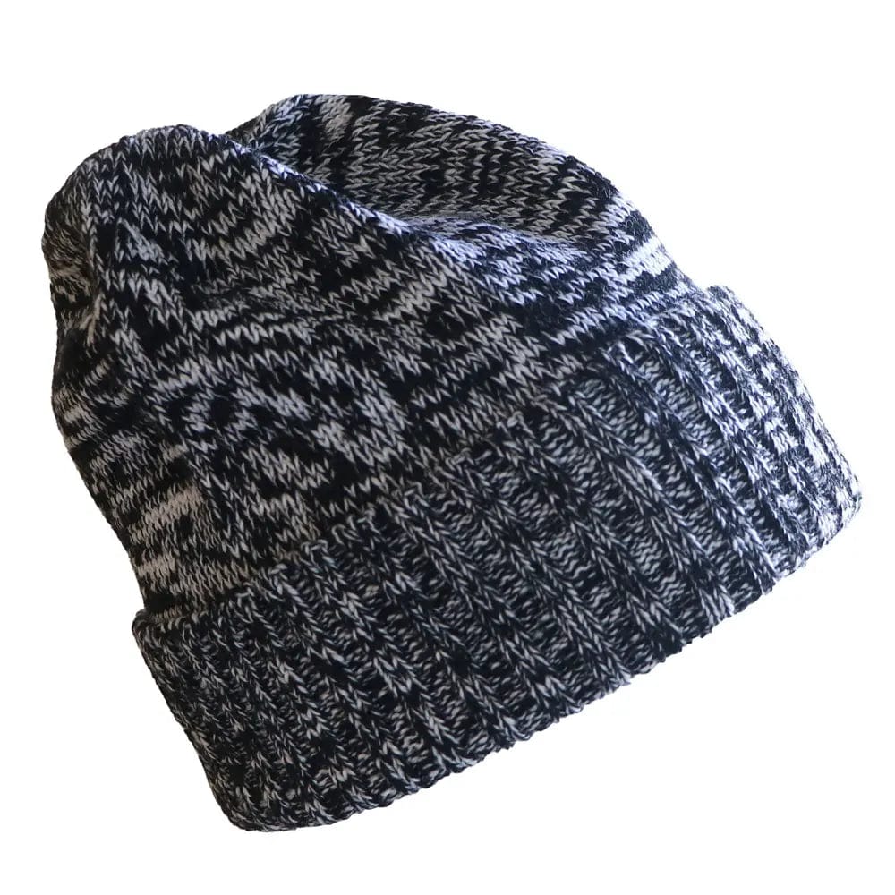 Mongrel Pure Merino Beanies - Black & White