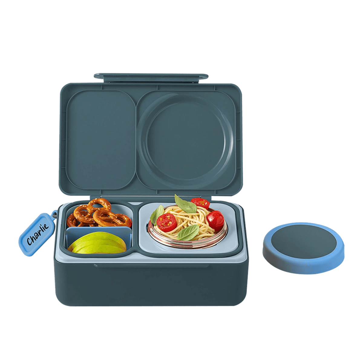 Omie OmieBoxUP Hot & Cold Bento Box Graphite