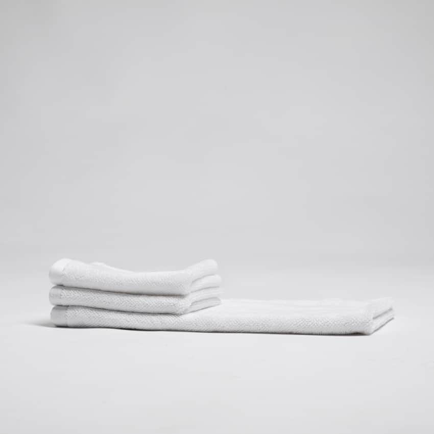 Organic Cotton Bath Mat - White SPA Bath Mat / White