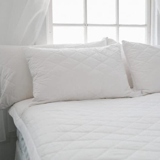 Buy Organic Cotton Quilted Mattress Protectors GOTS Certified ecoLinen Biome US Online