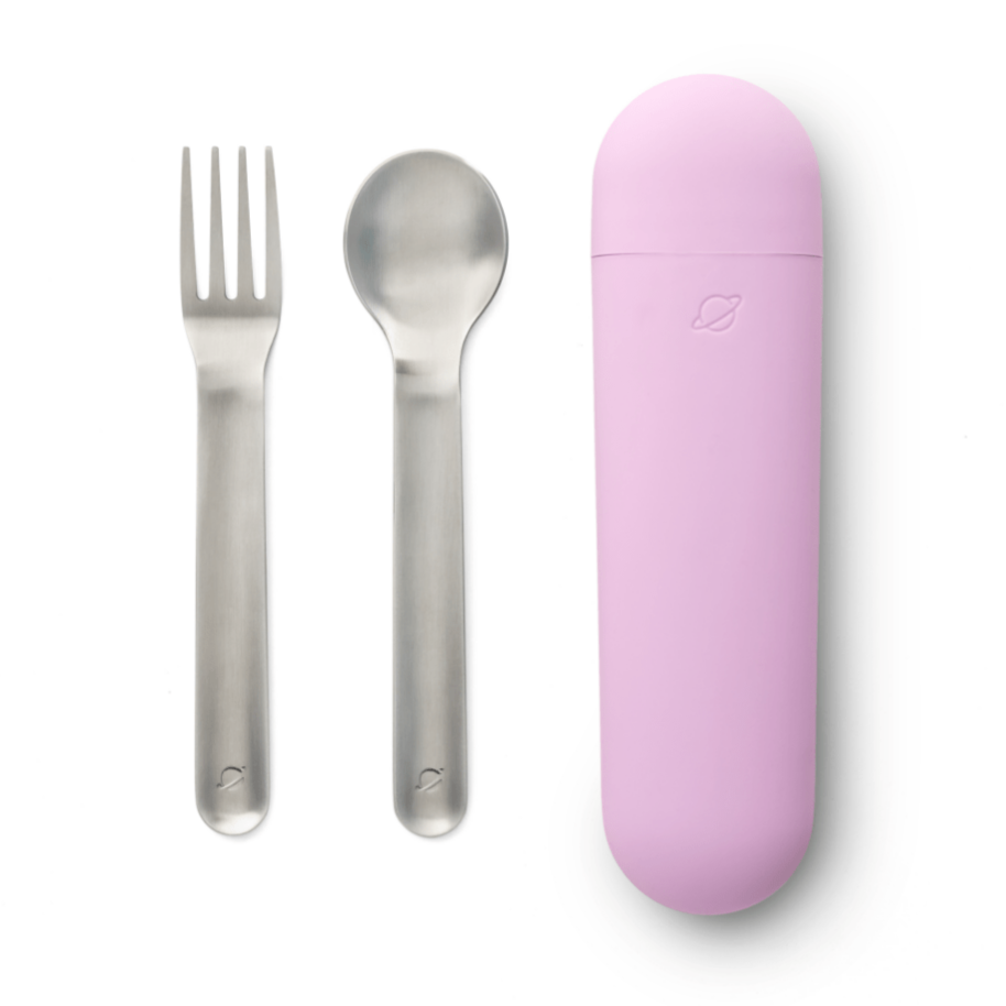 Planetbox Dig In Utensil Set Orchid