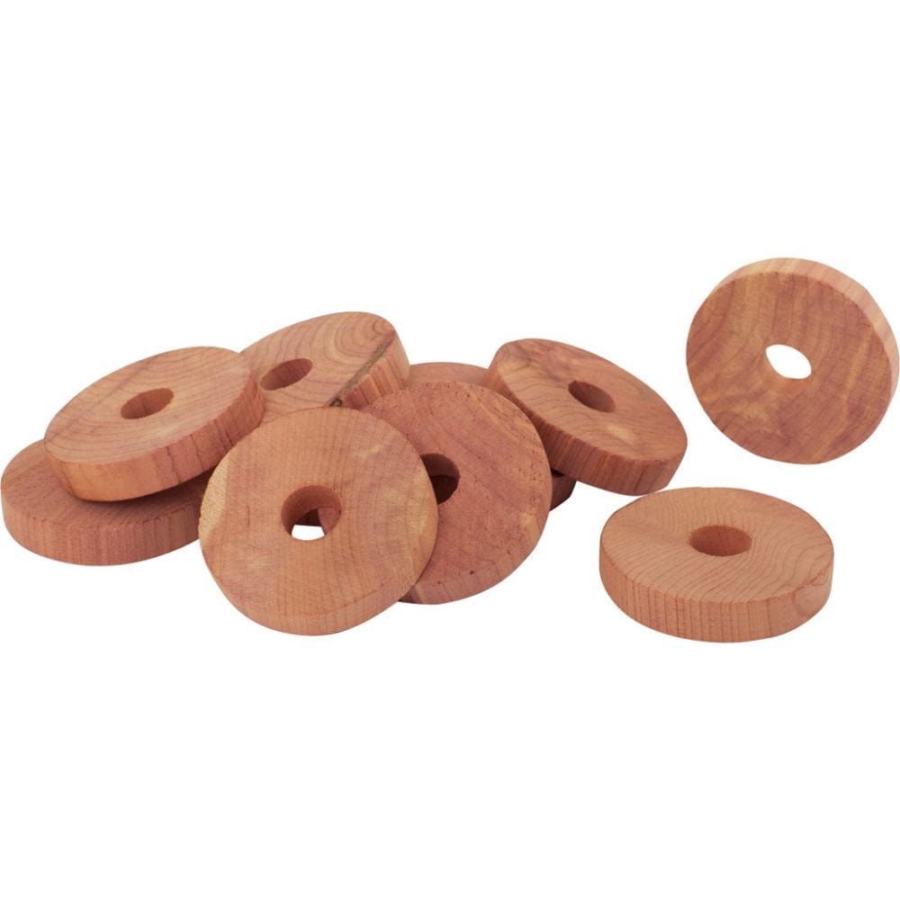 Redecker Red Cedar Clothes Hanger Discs - Pack 10