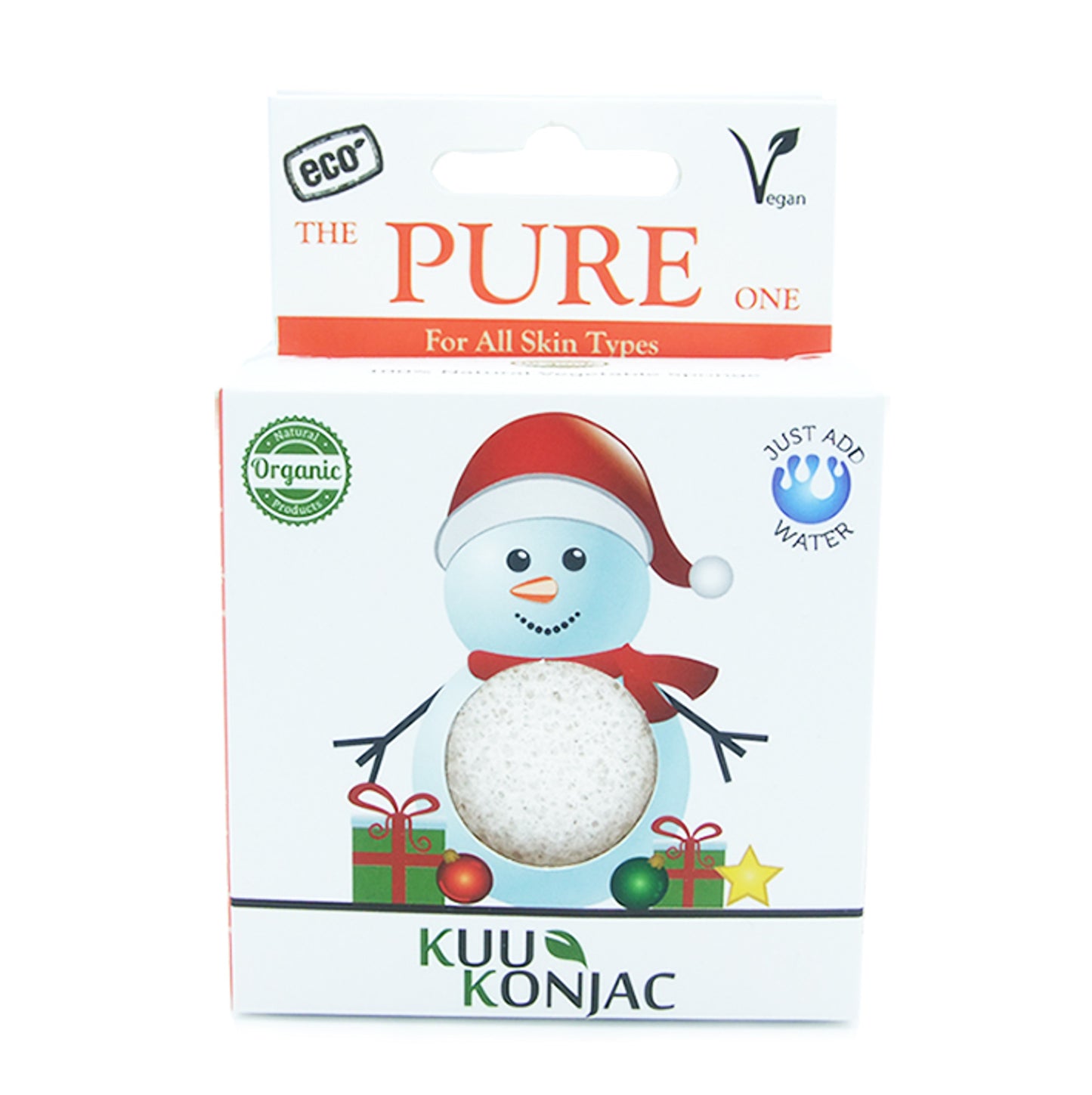 Kuu Konjac LIMITED EDITION Christmas Sponges