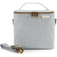 SoYoung Petite Raw Linen Insulated Lunch Cooler Bag