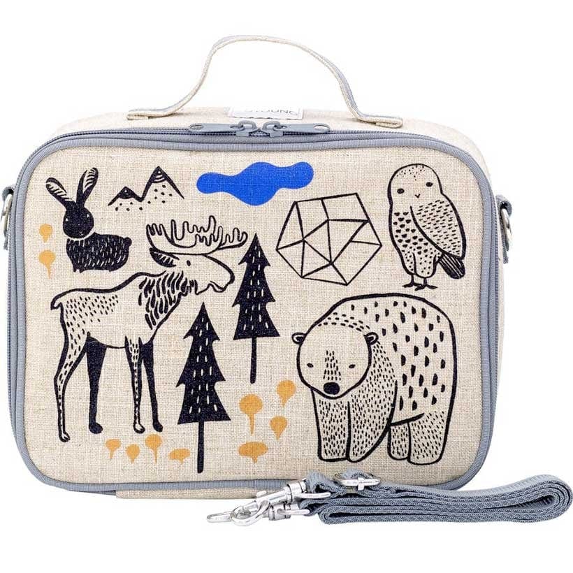 SoYoung Raw Linen Insulated Lunch Box