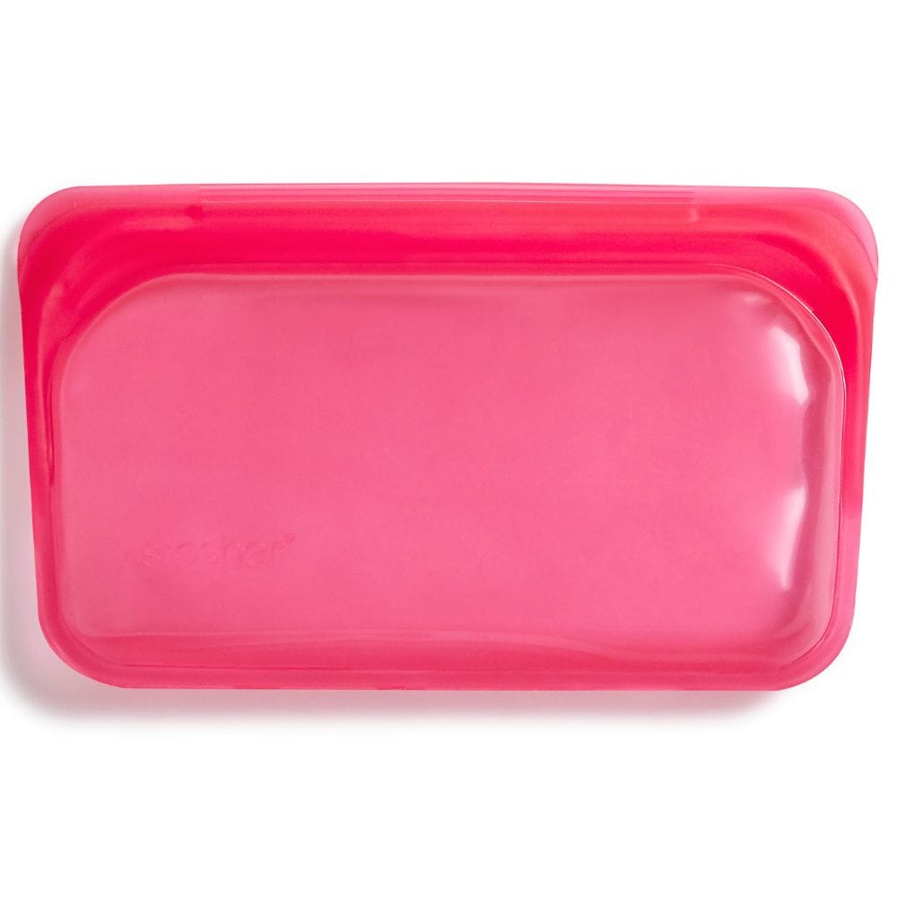 Stasher Silicone Snack Bag 355ml Raspberry