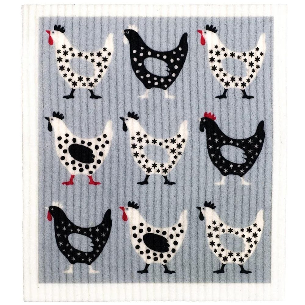 Swedish Dish Sponge Cloth 5 Pack - Animals