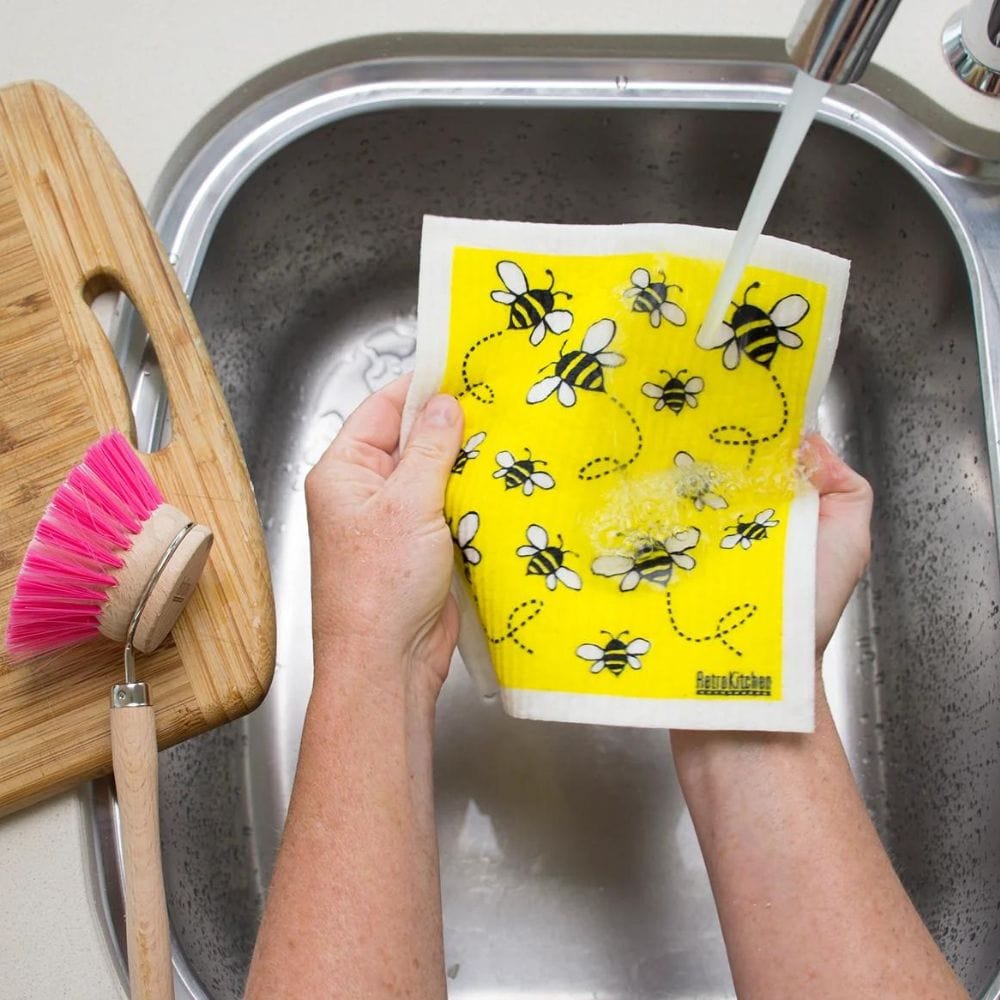 Swedish Dish Sponge Cloth - Bees