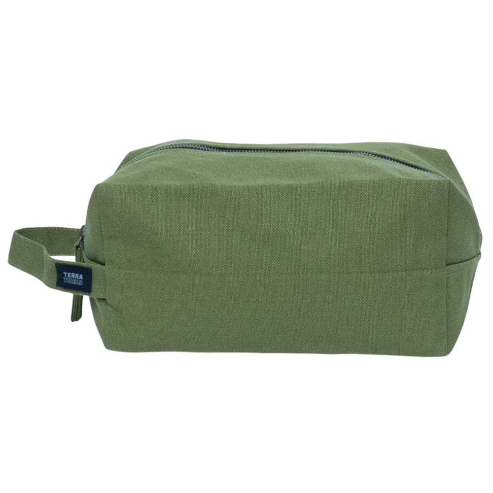 Terra Thread Toiletry Bag Olive Green