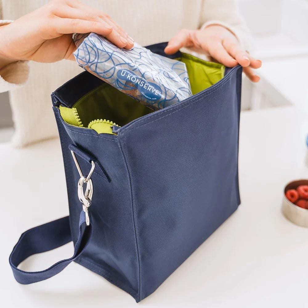 Recycled insulated store lunch bag