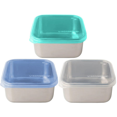 Wholesale Rectangular Food Container- Green- 50oz GREEN W/CLEAR GLASS