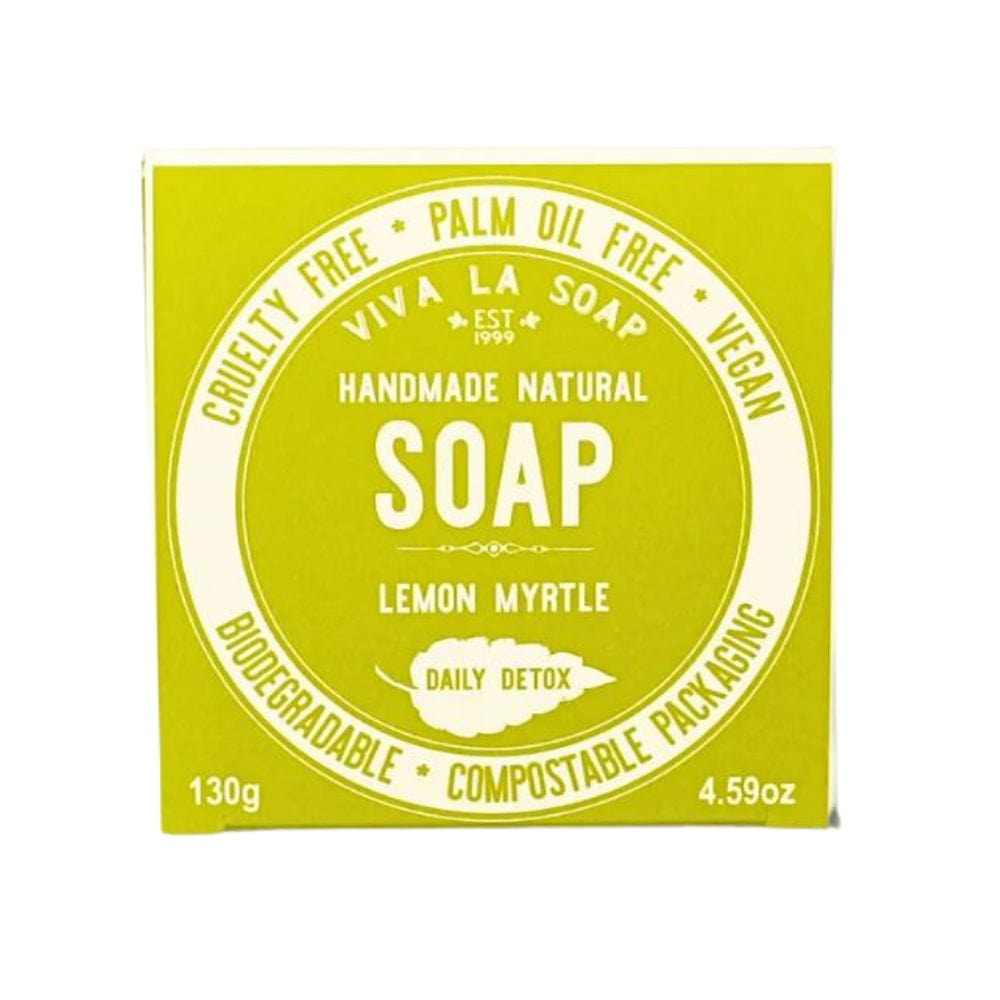 Viva La Body Lemon Myrtle Soap Bar 130g - Daily Detox