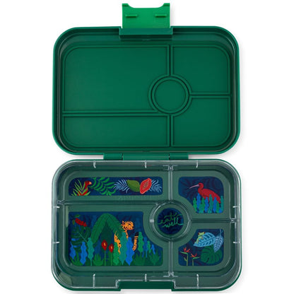 Yumbox Lunch Box Tapas 5 Compartment Greenwich Green (Jungle)