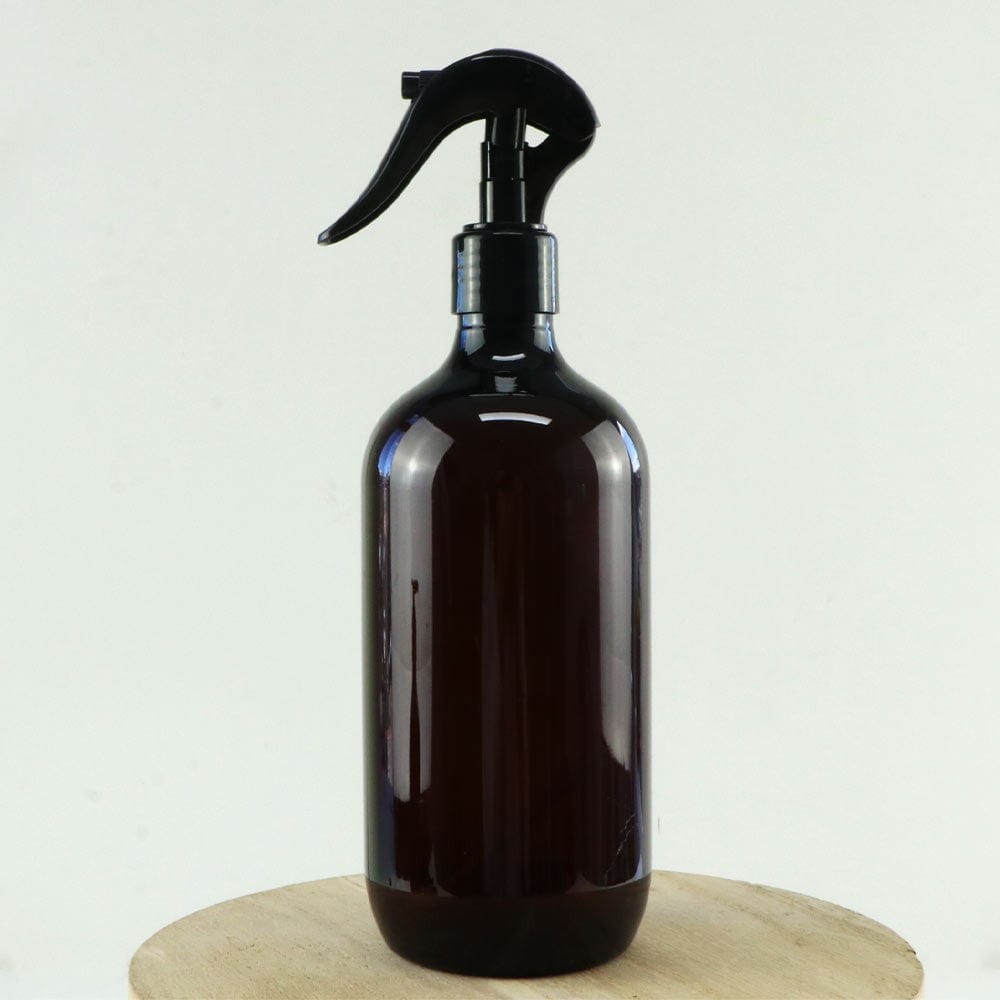 Amber PET Plastic Trigger Spray Bottle 500ml