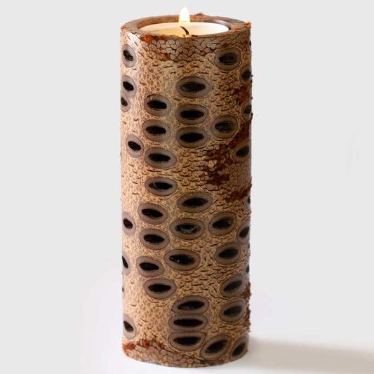 Banksia Tall Pillar Tealight Holder