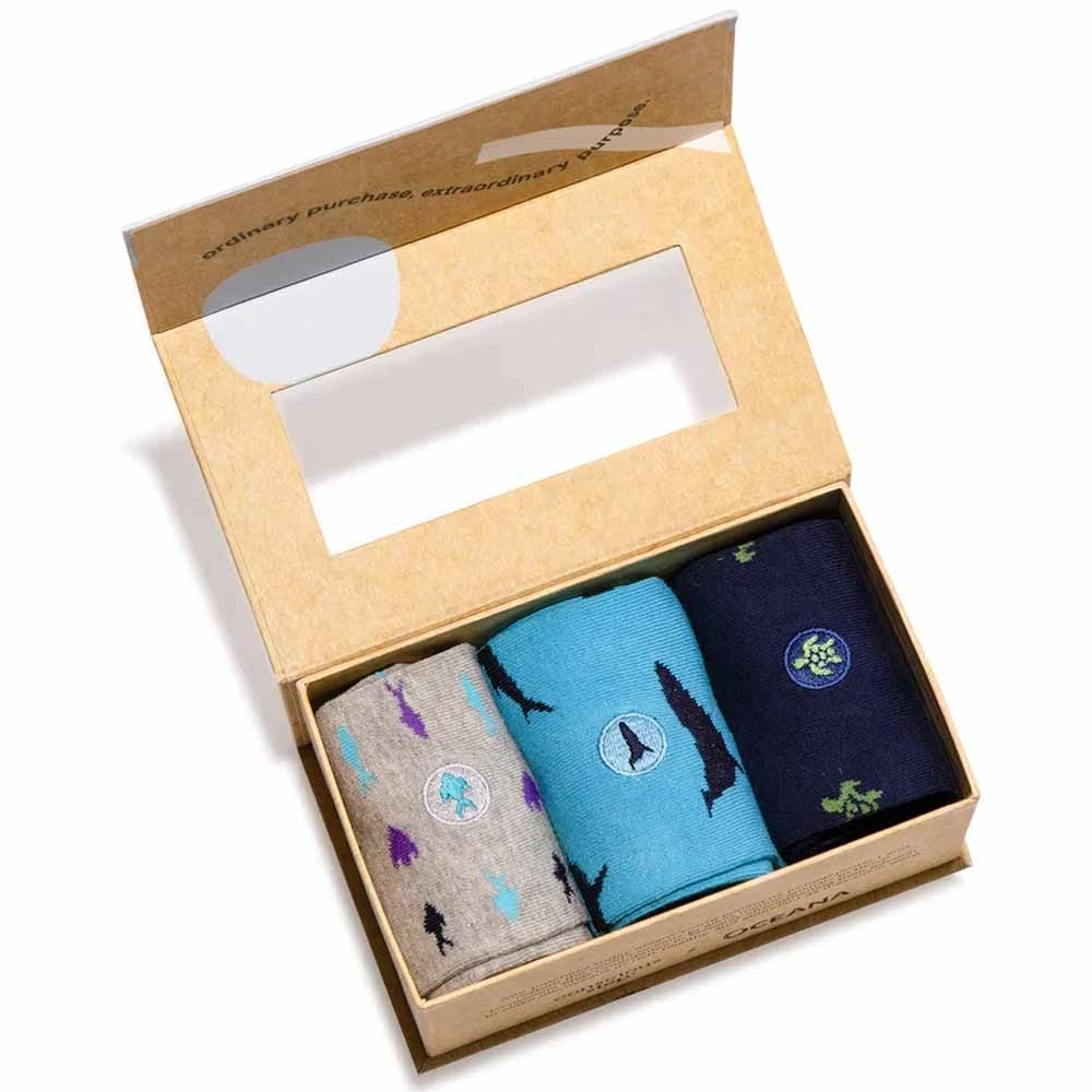 Conscious Step Collection 3pk - Socks That Protect Ocean Animals