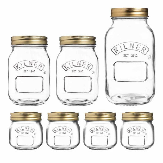 Kilner Preserving 7 Piece Jar Set