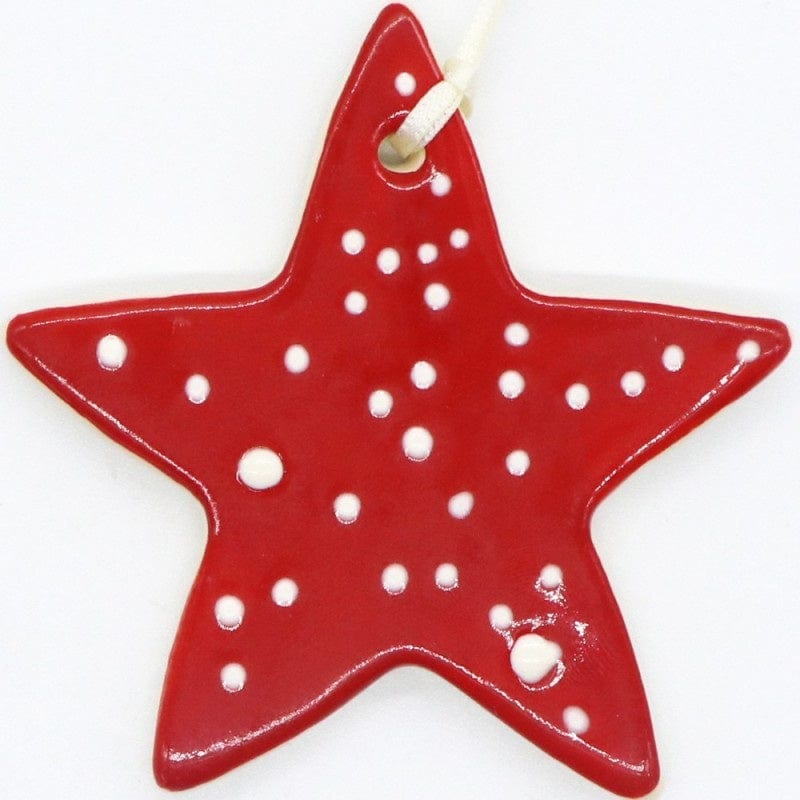 KJ Christmas Spotty Red Star