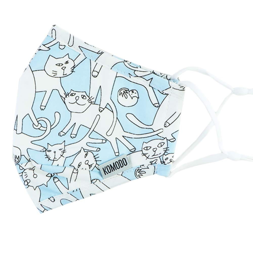 Komodo Face Mask - Kitty Kat Blue