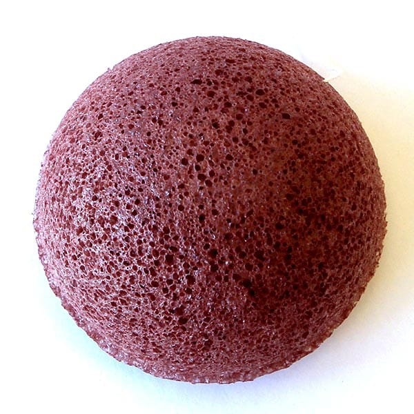 KUU konjac sponge - french red clay for dry skin