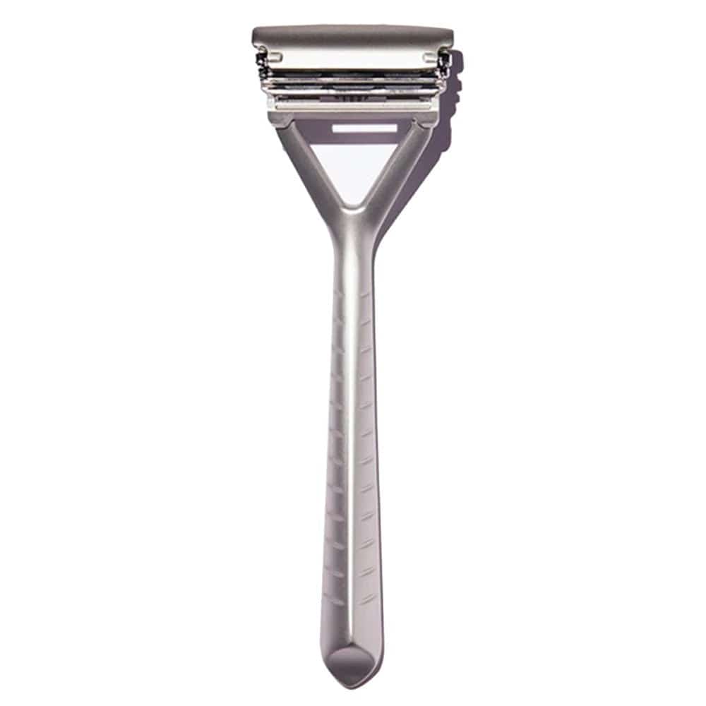 Leaf Shave Reusable Pivoting Razor (10pk Blades) - Silver