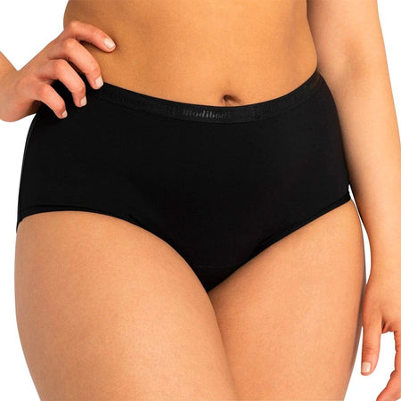 Modibodi Sensual Hi-waist Bikini Period Undies Heavy/Overnight - Black