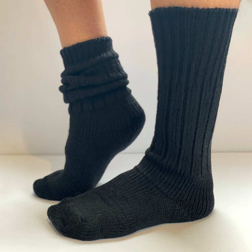 Mongrel Socks Pure Merino Wool Socks - Black