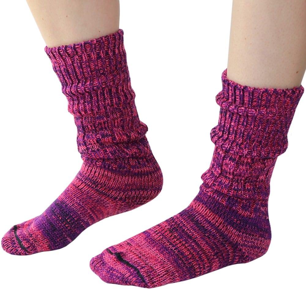 Mongrel Socks Pure Merino Wool Socks - Mulberry