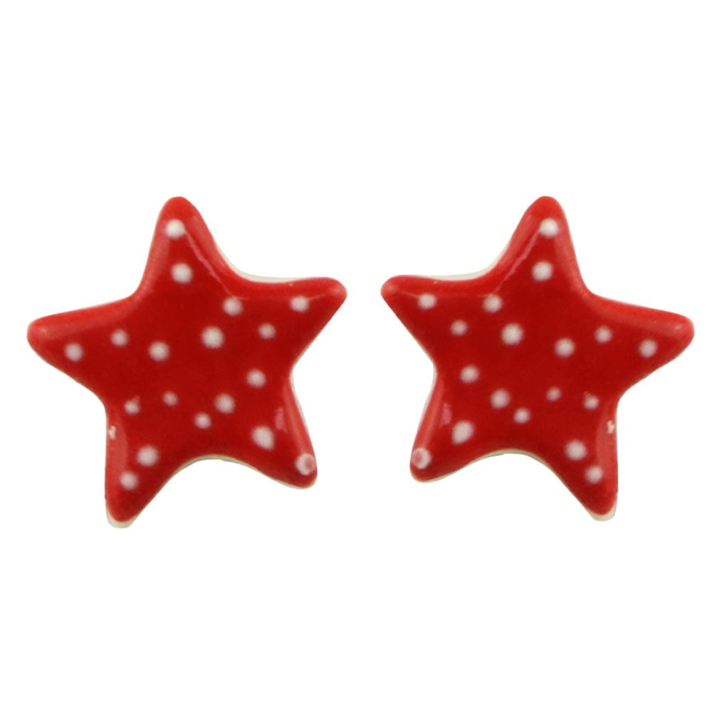 Paper Boat Press Red Star Stud