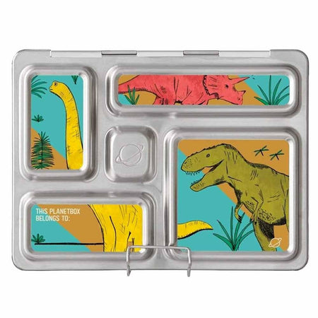 PLANETBOX ROVER LUNCH BOX & CARRY CASE 5 COMPARTMENT BENTO BPA FREE PLANET  BOX