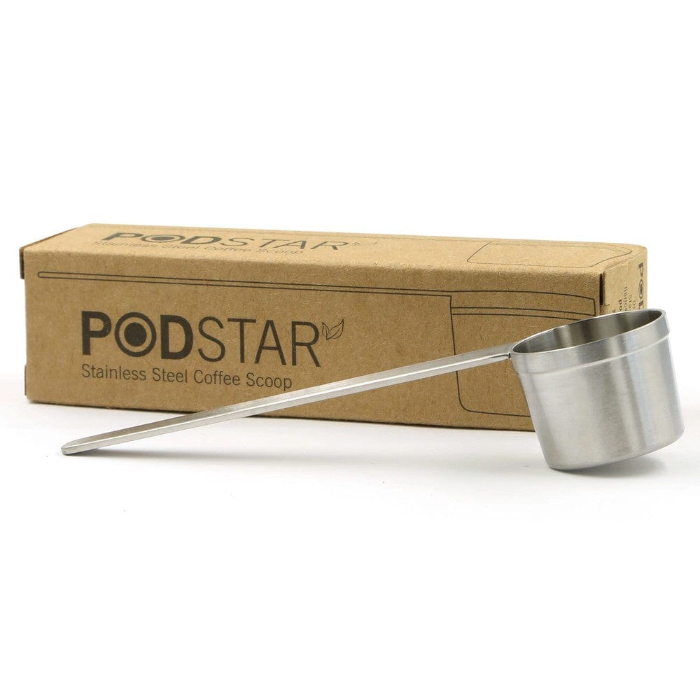 Pod Star Stainless Steel Coffee Scoop (for Nespresso/Aldi K-fee/Caffiality)