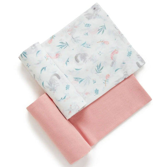 Purebaby Australiana Muslin Wrap Hamper - Blossom Friends