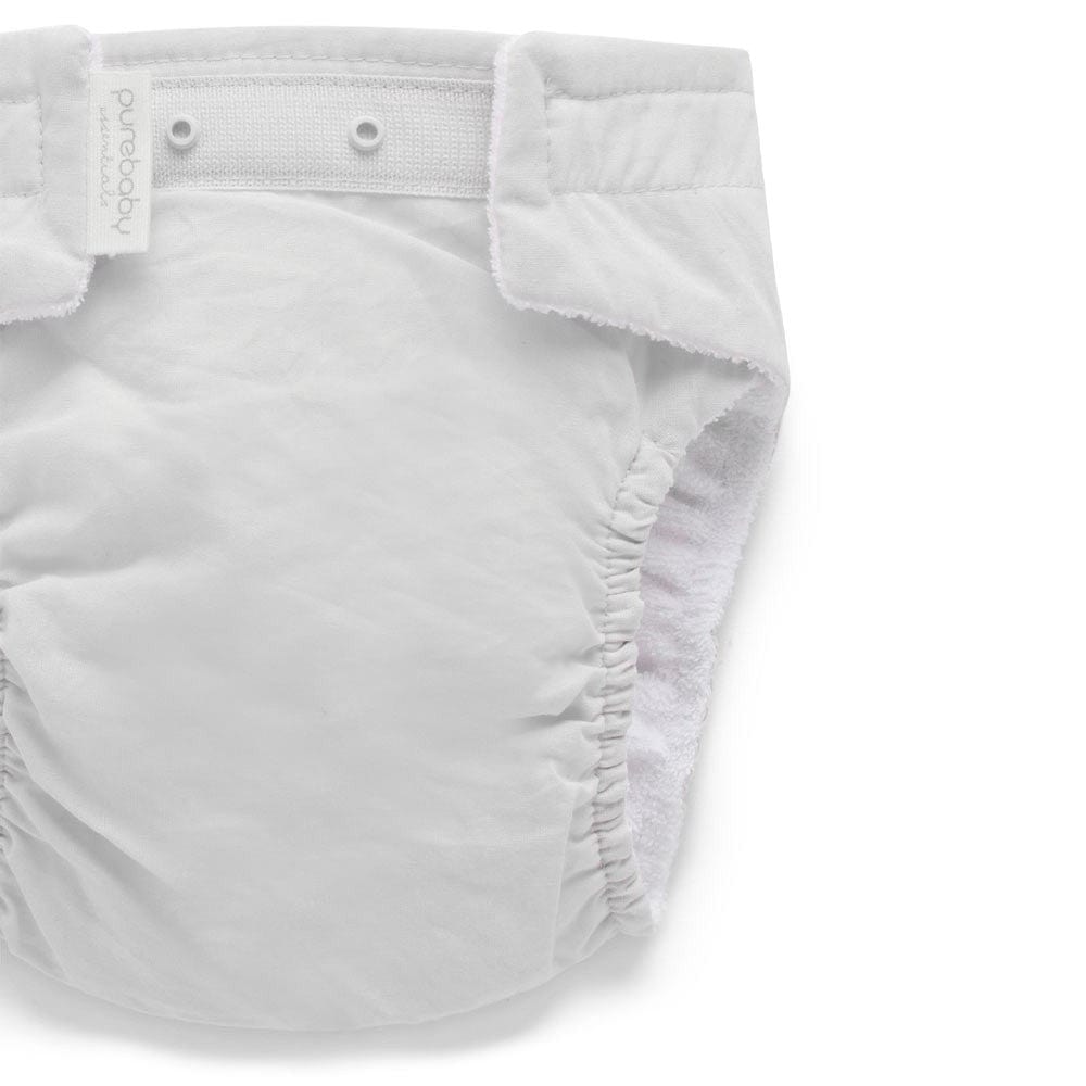 Purebaby Reusable Nappy Pant - Pale Grey