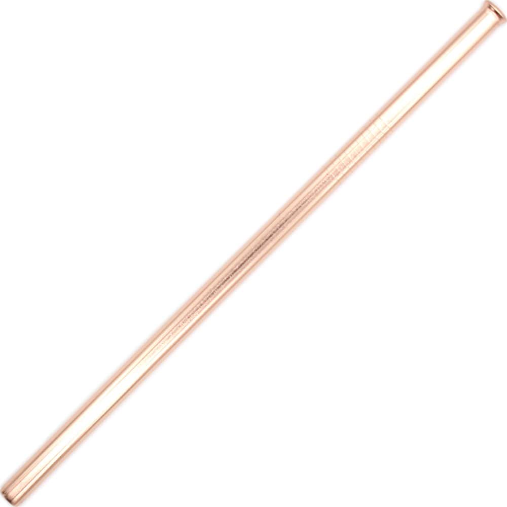 Rose Gold Stainless Steel Scratch Proof Safety Straw 8mm - Straight (BULK 50 Pack)