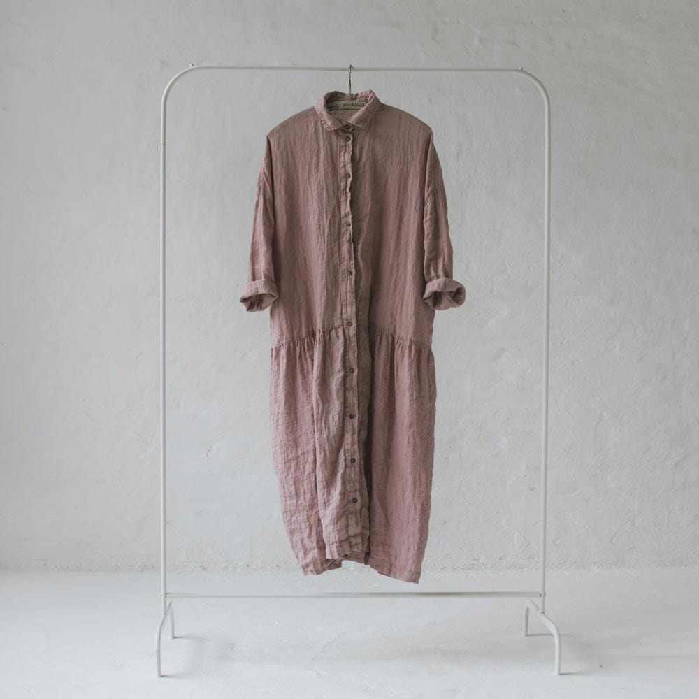 Seaside Tones Oversized Dress - Dusty Pink