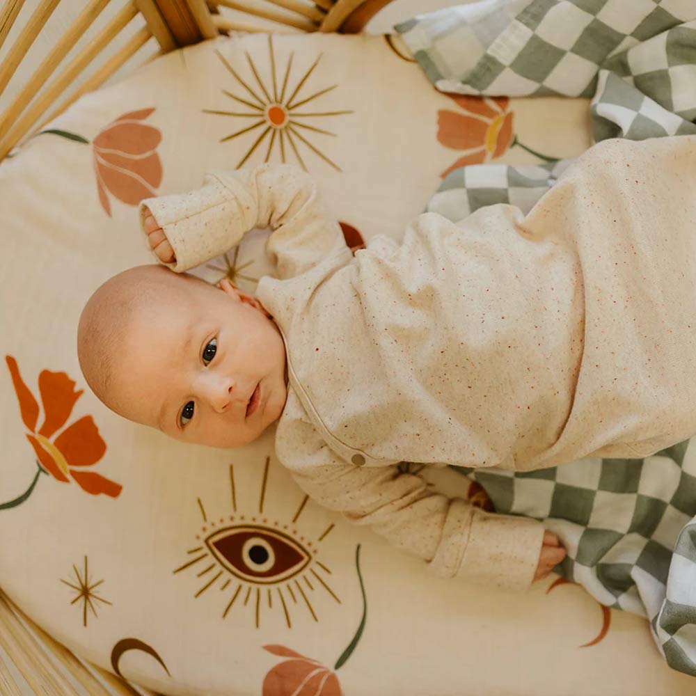 Snug as a Bub & Co. Organic Swaddle - Sage Check